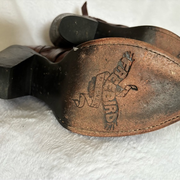 Freebird booties in cognac brown. Womens size 8, leather. - Picture 3 of 5